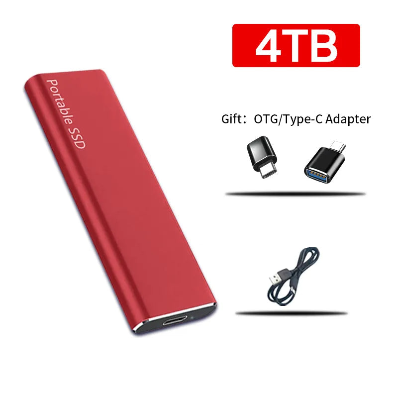 Externe Harde Schijf 4TB USB-C Voor Dataopslag - Ultra-portabel en Duurzaam 8