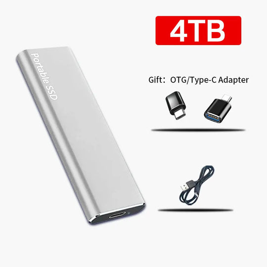 Externe Harde Schijf 4TB USB-C Voor Dataopslag - Ultra-portabel en Duurzaam 9