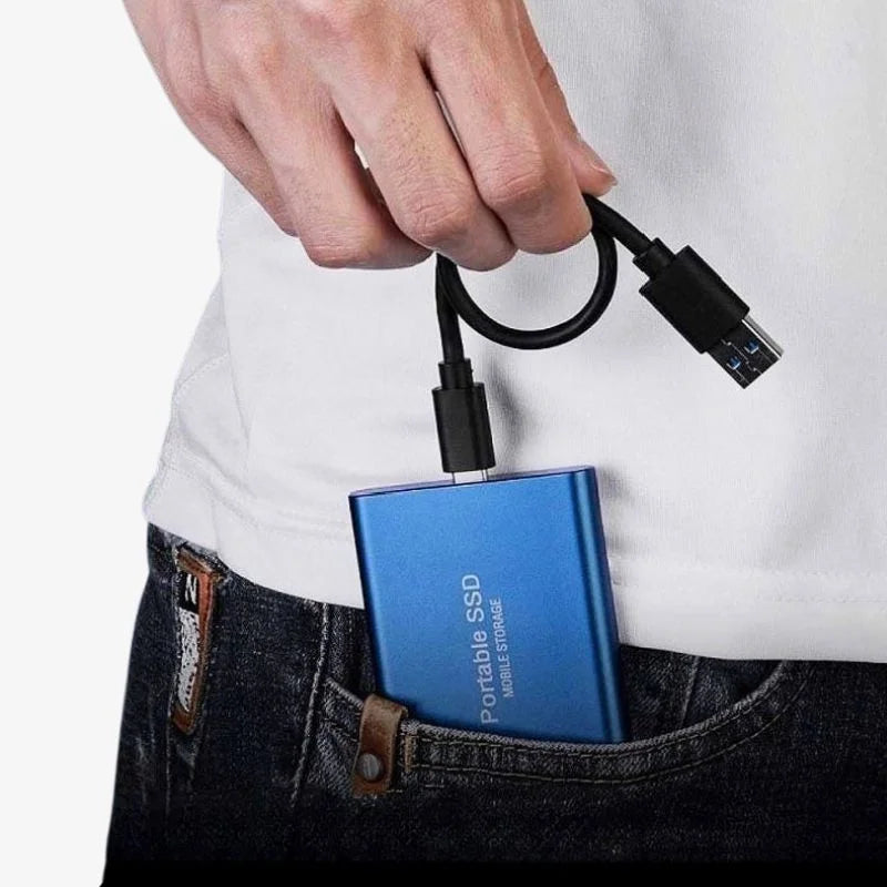 Externe SSD 1TB Aluminium Draagbare Schijf met Hoge Snelheid tot 1050 MB/s 5