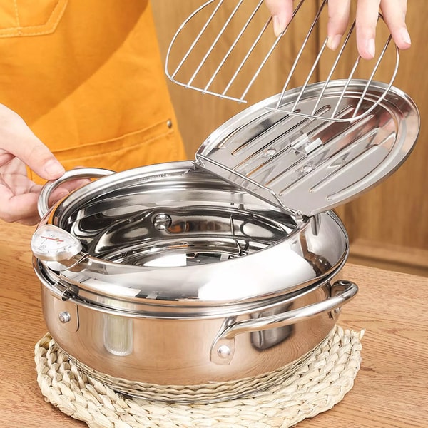 Friteuse Voor Perfect Gefrituurde Maaltijden Met Ingebouwde Thermometer 2