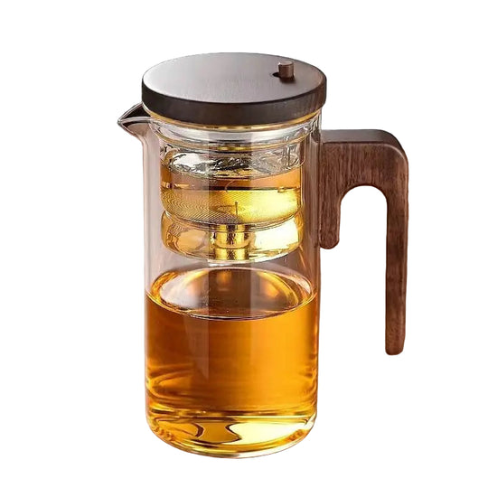 Glazen Theepot met Infuser voor Theeliefhebbers 0