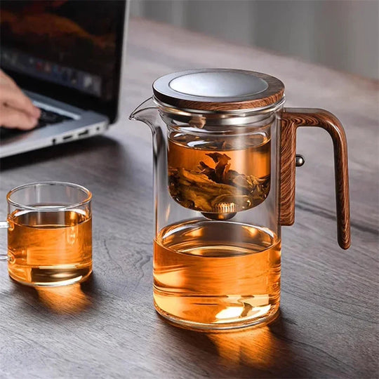 Glazen Theepot met Infuser voor Theeliefhebbers 2