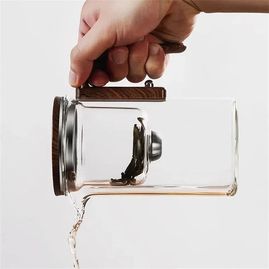 Glazen Theepot met Infuser voor Theeliefhebbers 7