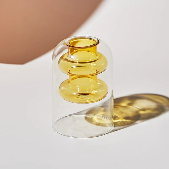 Glazen Vaas Artistiek Scandinavisch Design voor Interieurdecoratie 13