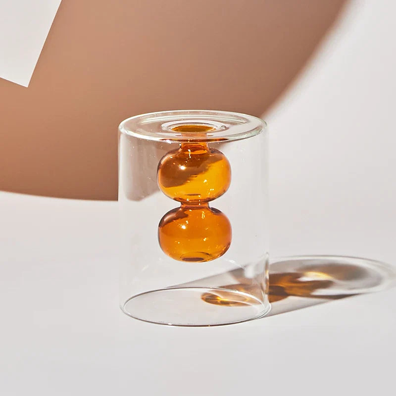 Glazen Vaas Artistiek Scandinavisch Design voor Interieurdecoratie 15