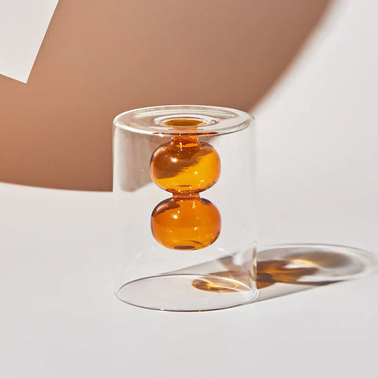 Glazen Vaas Artistiek Scandinavisch Design voor Interieurdecoratie 15