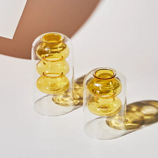 Glazen Vaas Artistiek Scandinavisch Design voor Interieurdecoratie 7