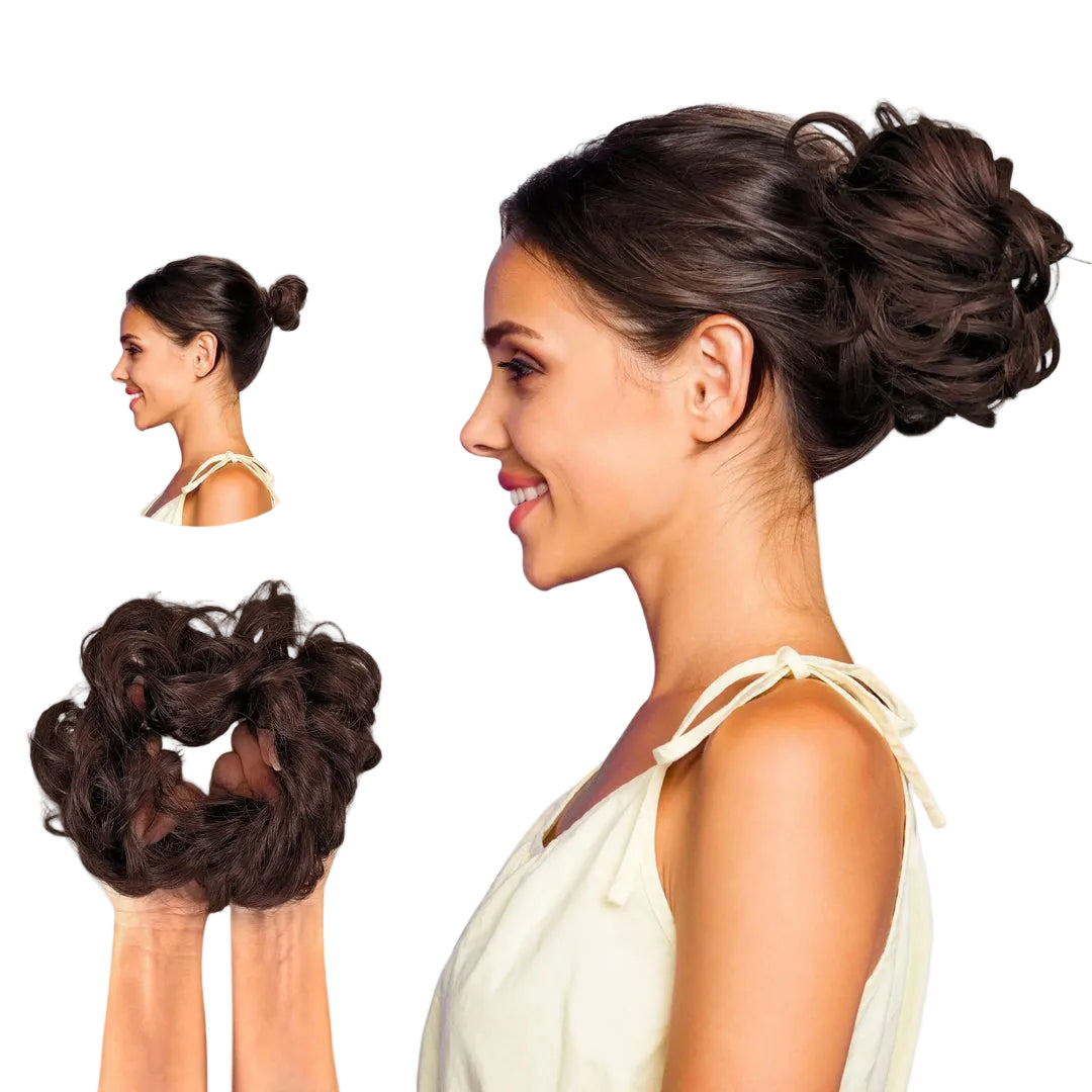 Haarverlenging Scrunchie BunPop Casual Knot 0