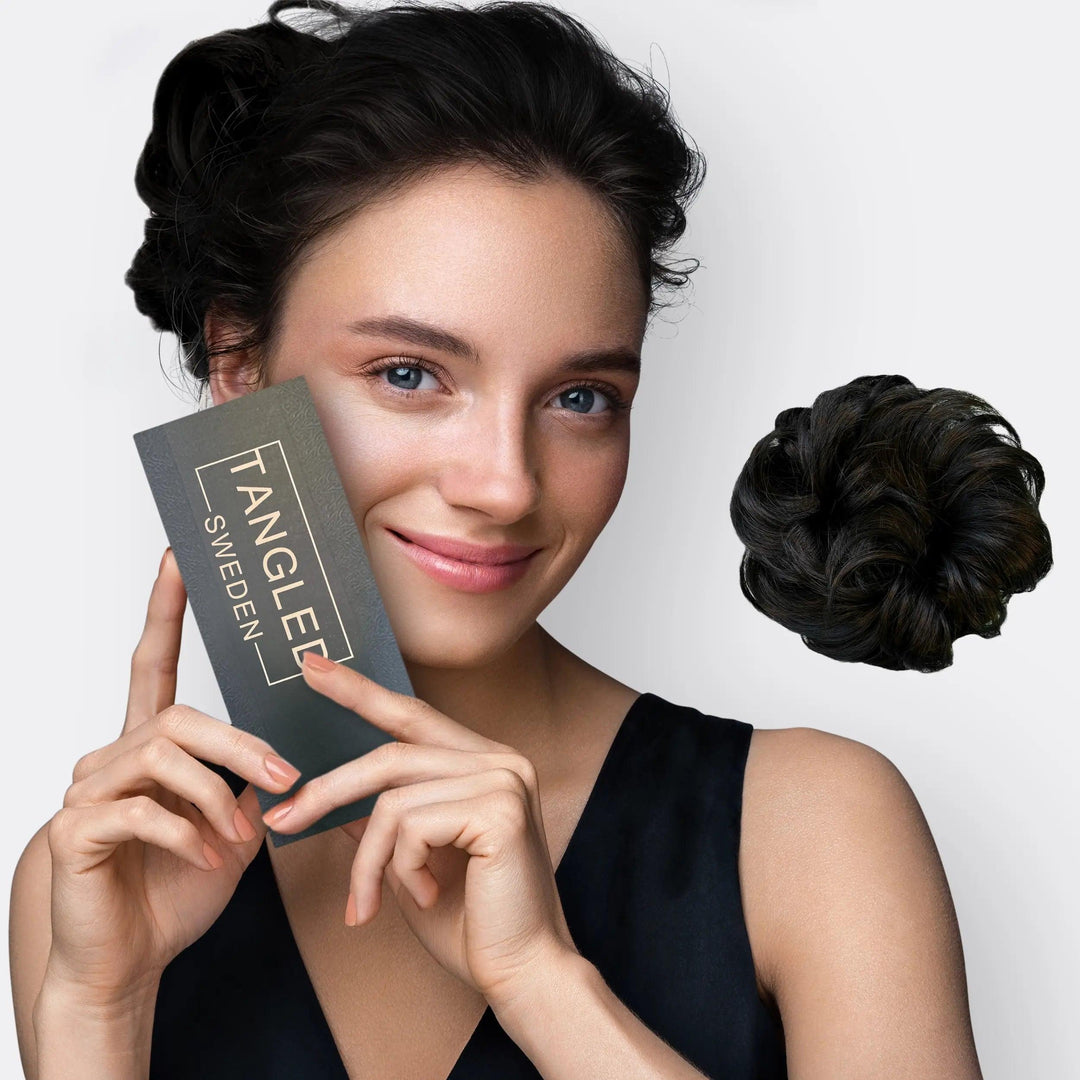 Haarverlenging Scrunchie BunPop Casual Knot 1