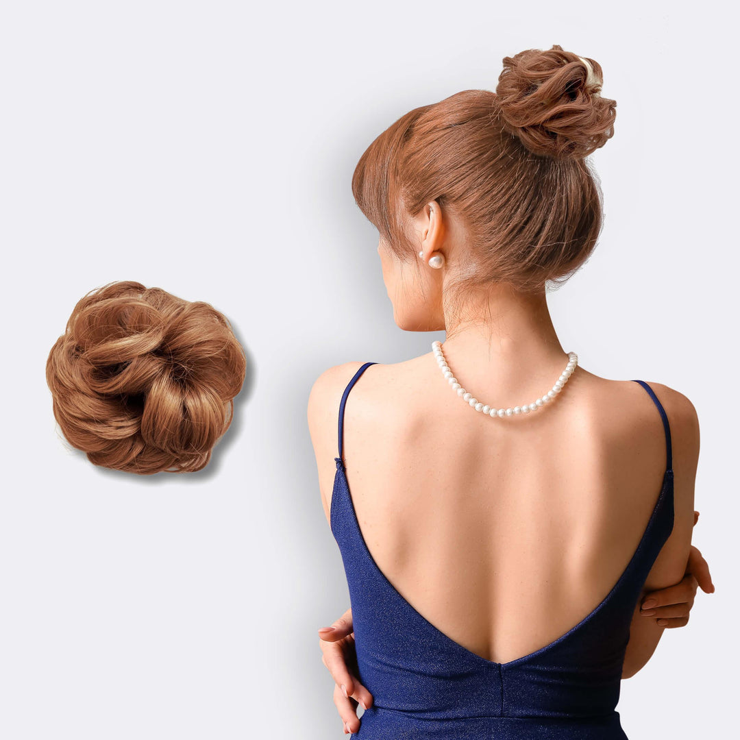 Haarverlenging Scrunchie BunPop Casual Knot 14