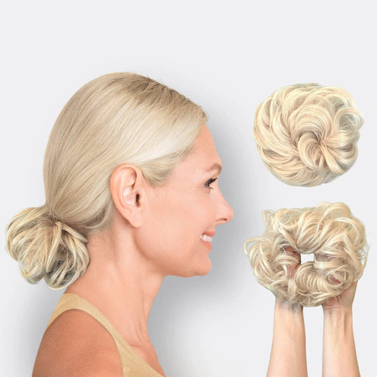 Haarverlenging Scrunchie BunPop Casual Knot 17