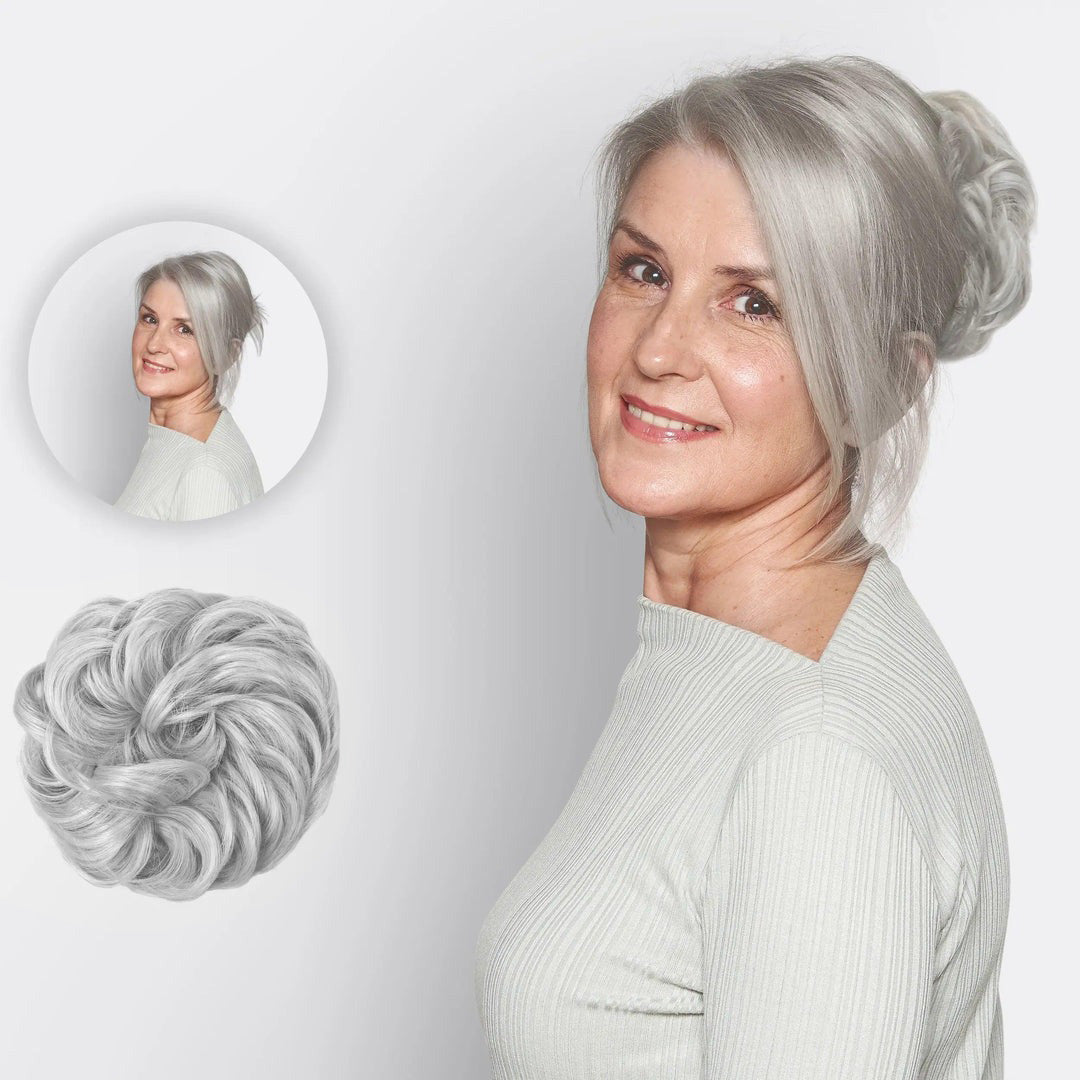 Haarverlenging Scrunchie BunPop Casual Knot 19