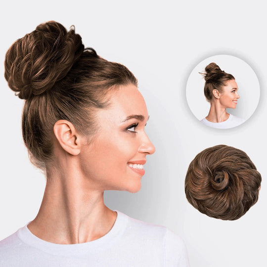 Haarverlenging Scrunchie BunPop Casual Knot 4