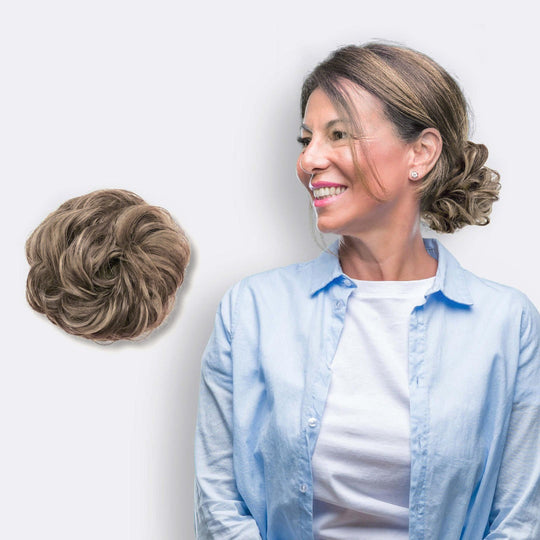 Haarverlenging Scrunchie BunPop Casual Knot 5