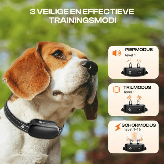 Halsband Hond Trainingshalsband met Geluid en Vibratie voor Honden 3