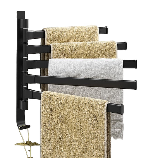 Handdoekhouder met 5 Armen voor Badkamer Organisatie 0