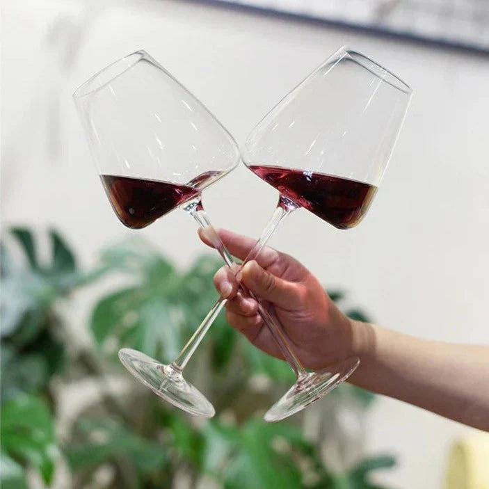 Handgemaakte Wijn- en Champagneglazen Set met Verfijnd Ontwerp 5