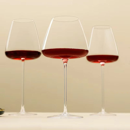 Handgemaakte Wijn- en Champagneglazen Set met Verfijnd Ontwerp 8