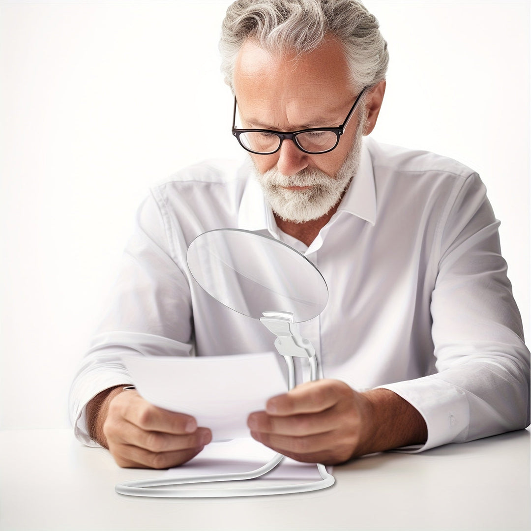 Handsfree Nekvergrootglas voor Senioren en Hobbyisten 5