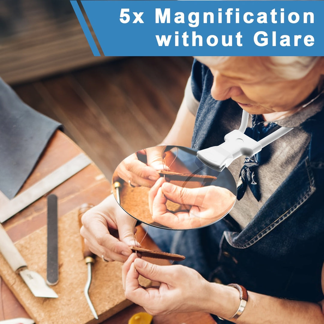 Handsfree Nekvergrootglas voor Senioren en Hobbyisten 6