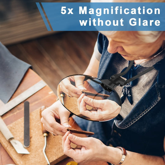Handsfree Nekvergrootglas voor Senioren en Hobbyisten 7
