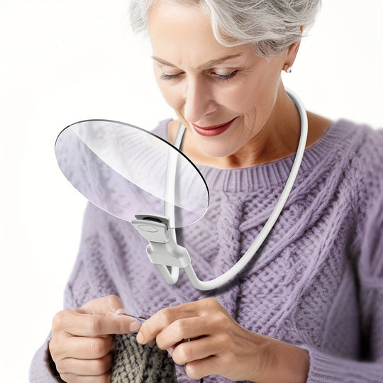 Handsfree Nekvergrootglas voor Senioren en Hobbyisten 8