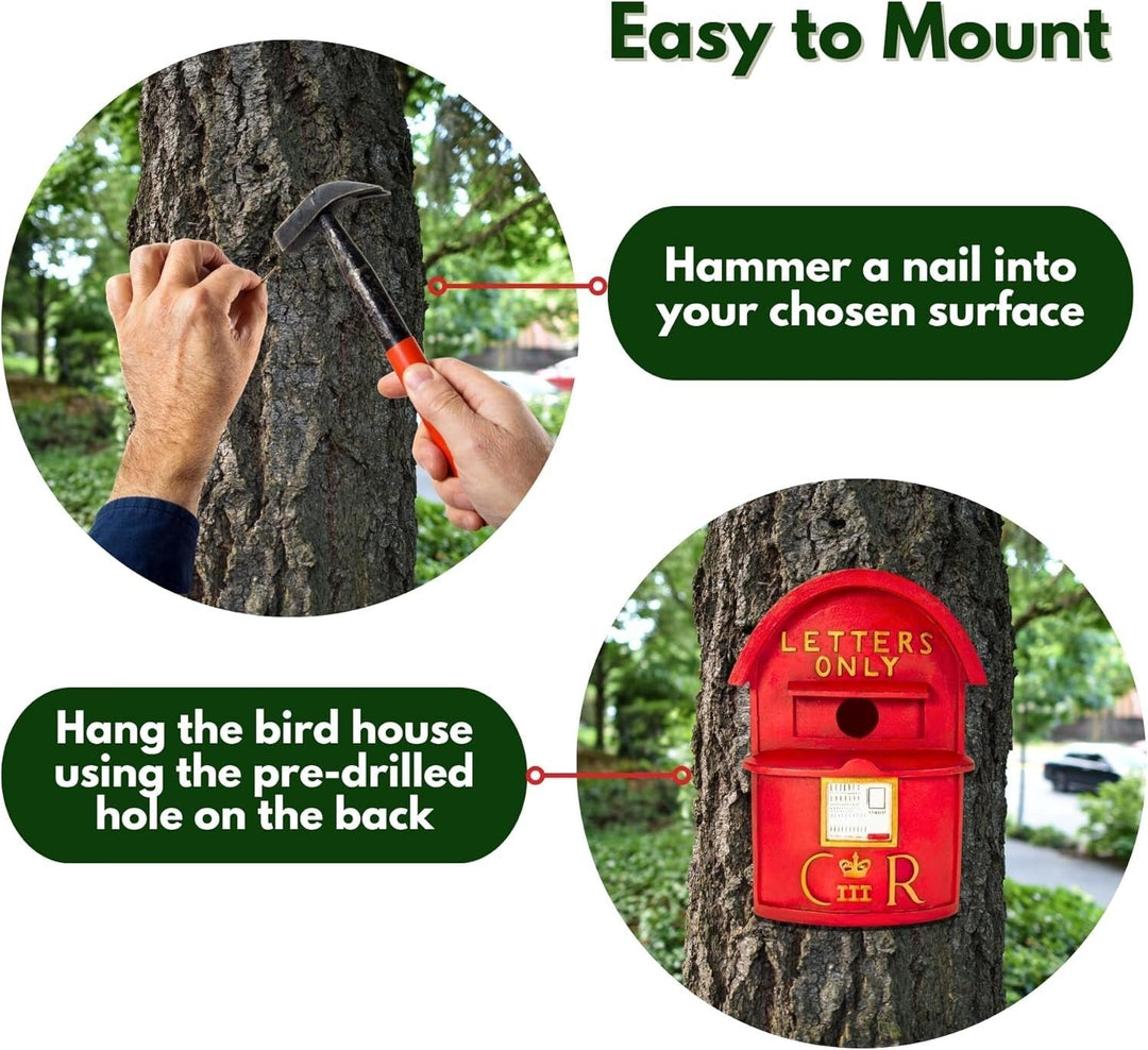 Hangend Vogelhuisje voor Tuin met Decoratieve Vorm 7