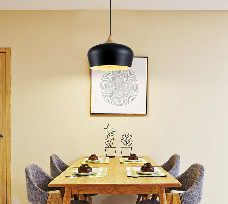 Hanglamp Eettafel Minimalistisch Met Pastel Koepel 8