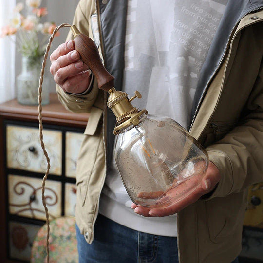 Hanglamp Vintage Stijl met Glazen Design 2