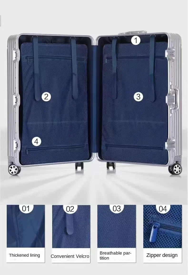 Harde Koffer Met Modern Design Voor Reizen - Robuuste Hardcase Koffers Met 360° Spinnerwielen 2