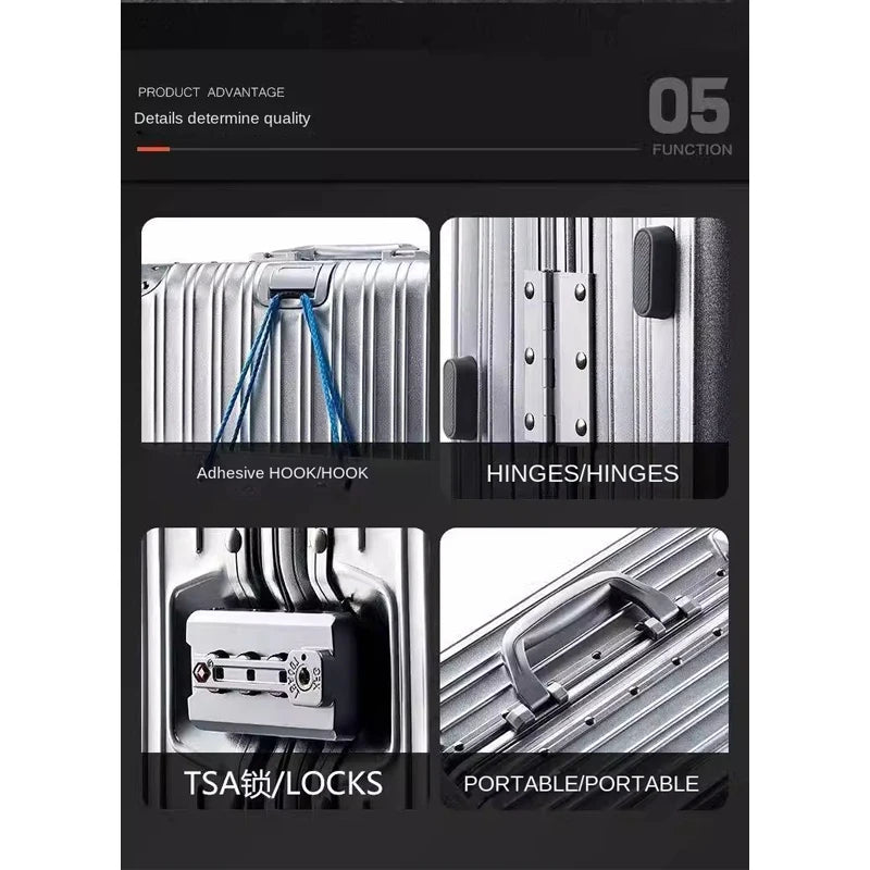 Harde Koffer Met Modern Design Voor Reizen - Robuuste Hardcase Koffers Met 360° Spinnerwielen 4