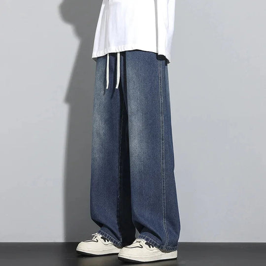 Heren Baggy Jeans Verstelbaar met Moderne Snit 2