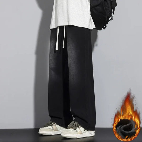 Heren Baggy Jeans Verstelbaar met Moderne Snit 5