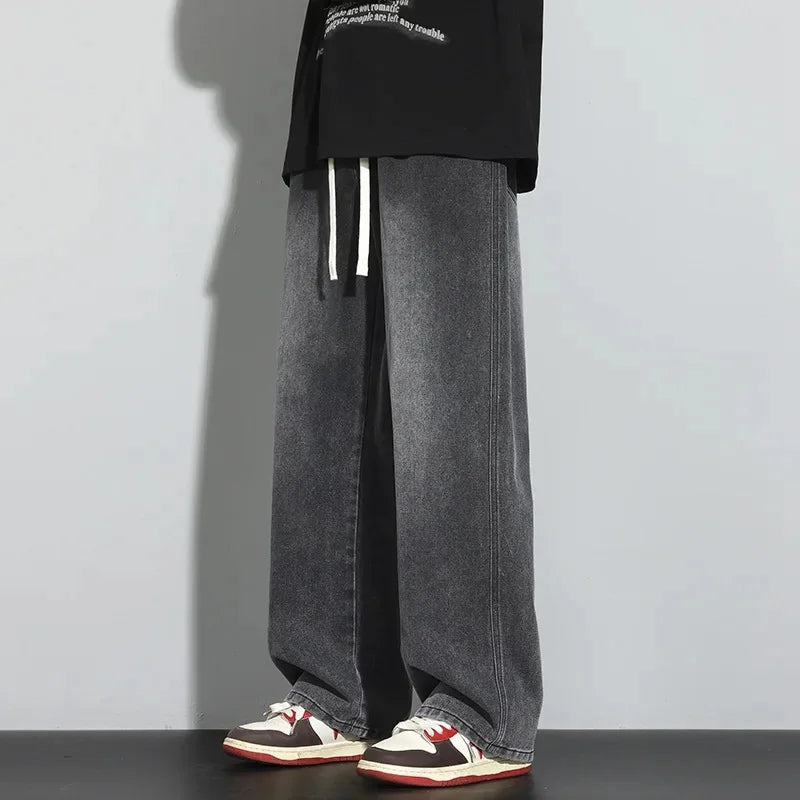 Heren Baggy Jeans Verstelbaar met Moderne Snit 6