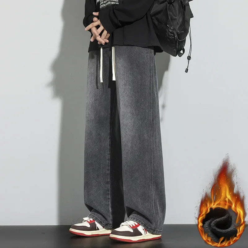 Heren Baggy Jeans Verstelbaar met Moderne Snit 7