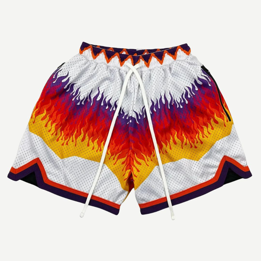 Heren Basketbal Shorts Retro Stijl Ademend Materiaal 3
