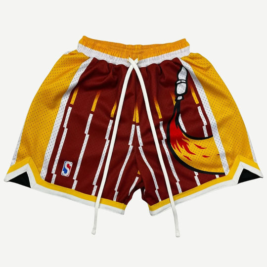 Heren Basketbal Shorts Retro Stijl Ademend Materiaal 5