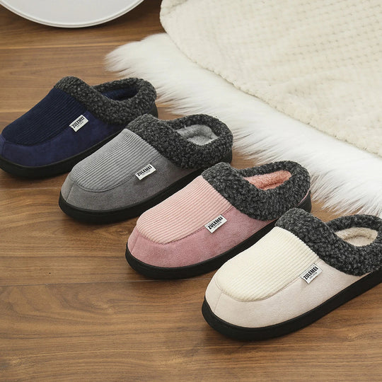 Heren Binnen Slippers met Geheugenfoam en Antislip Zool 1