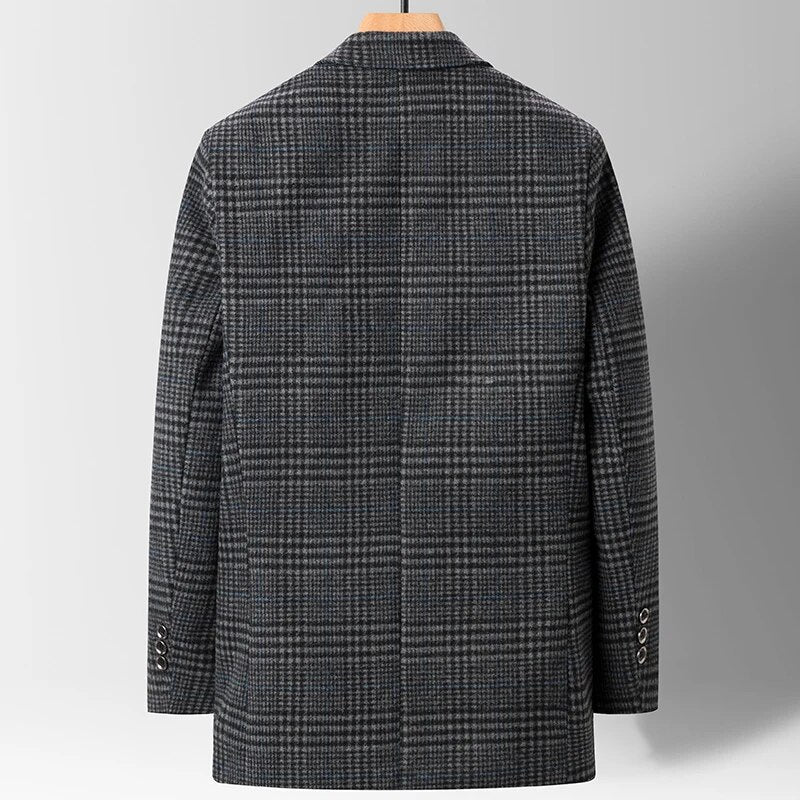 Heren Blazer Klassiek Wol met Katoenen Voering 5