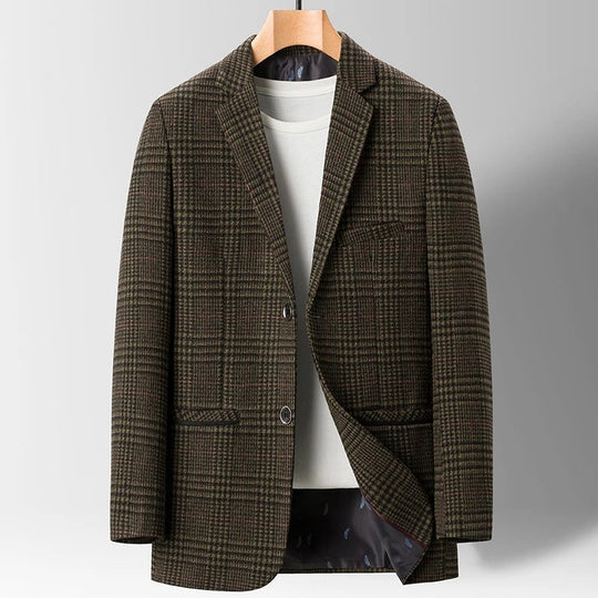 Heren Blazer Klassiek Wol met Katoenen Voering 6
