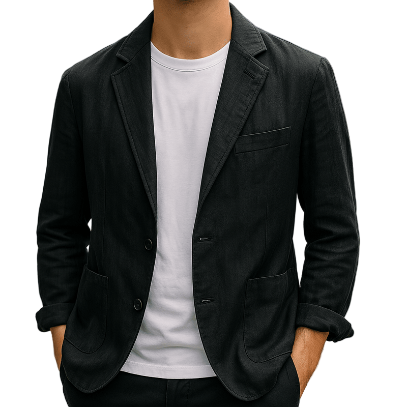 Heren Blazer Slim Fit Lichte Stijl 0