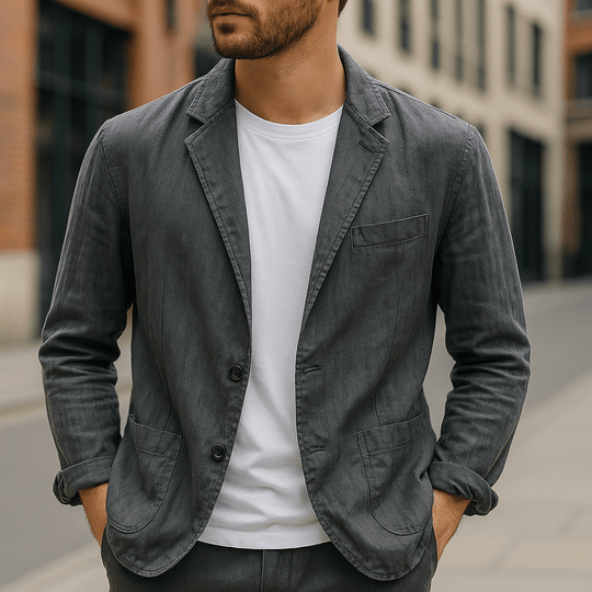 Heren Blazer Slim Fit Lichte Stijl 3