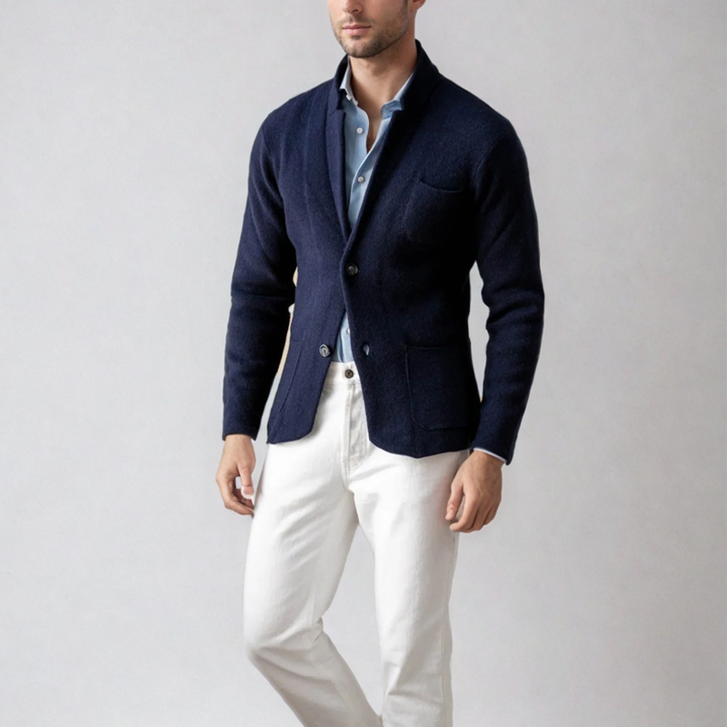 Heren Blazer van Wol met Flessen 1