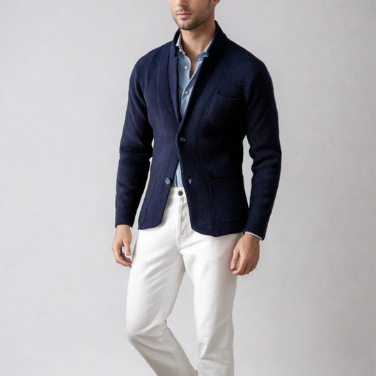Heren Blazer van Wol met Flessen 1
