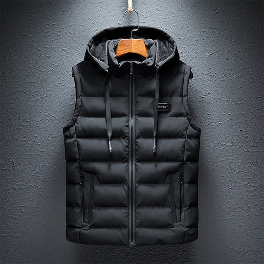 Heren Bodywarmer Modern Zwart Met Praktische Zakken 1