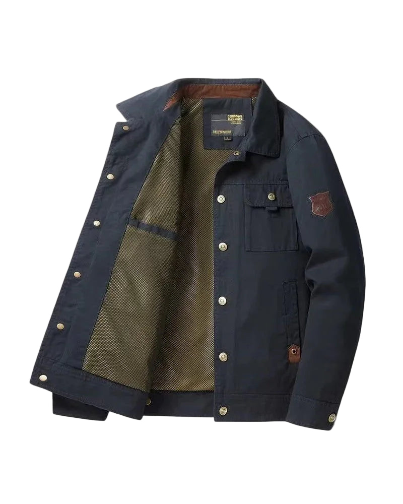 Heren Bomberjack met Cargodetail en Winddichte Buitenlaag 0