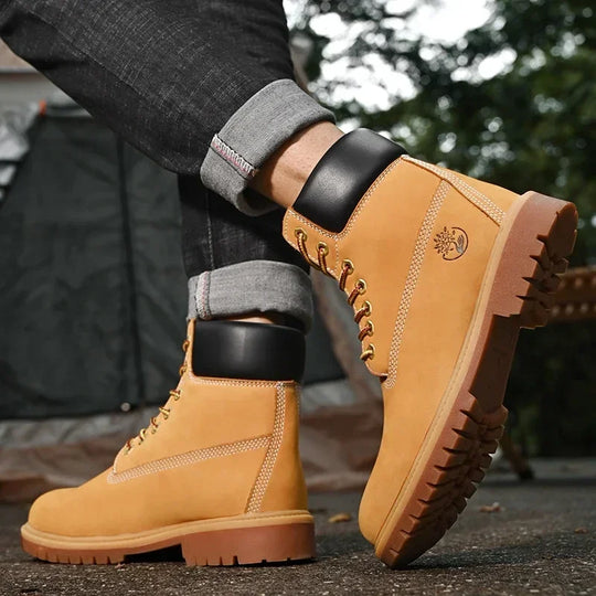 Heren Boots Hoge Top voor Buitenactiviteiten met Robuuste Zool 1