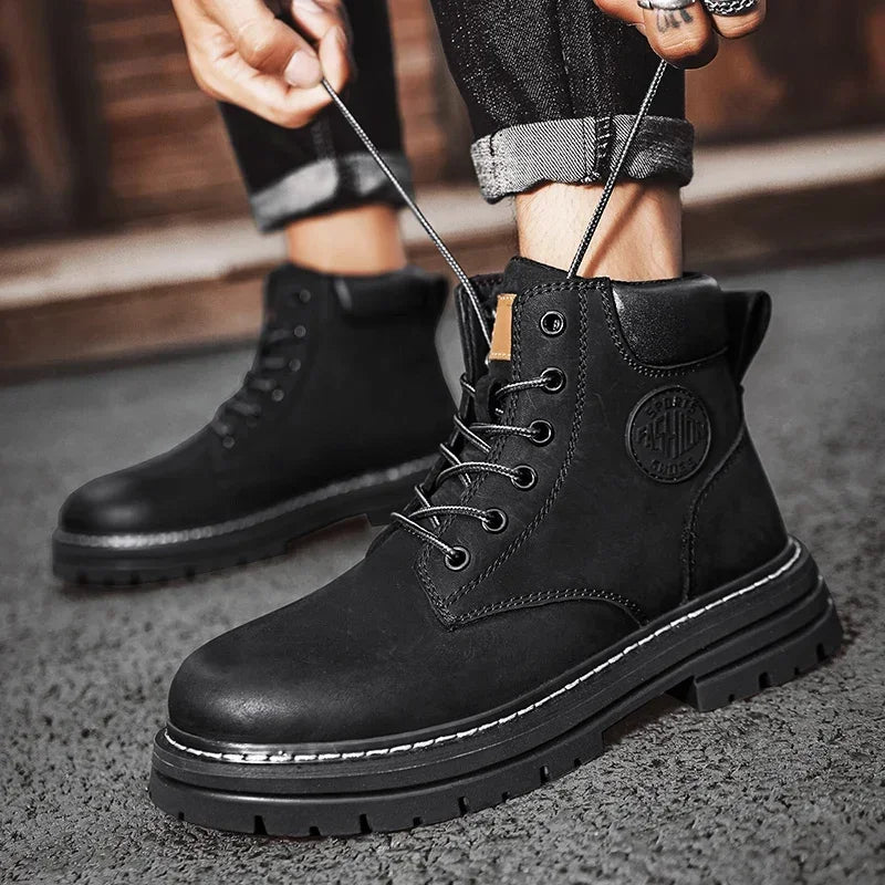 Heren Boots Hoge Top voor Buitenactiviteiten met Robuuste Zool 4