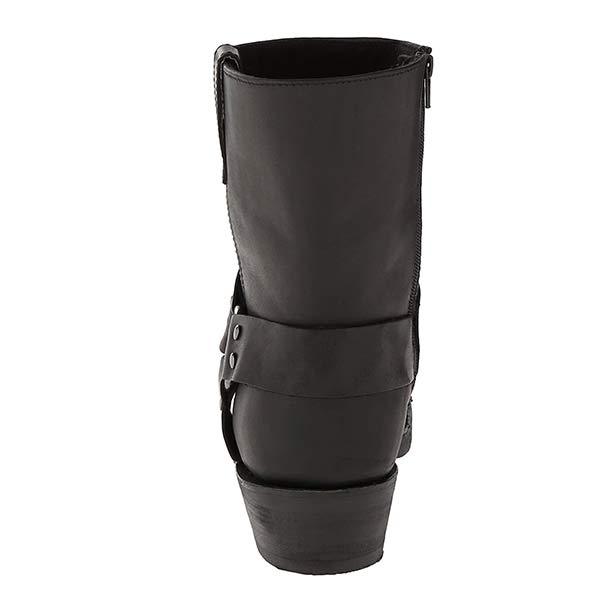 Heren Boots Klassiek Western Design met Rits en Gummisole 8