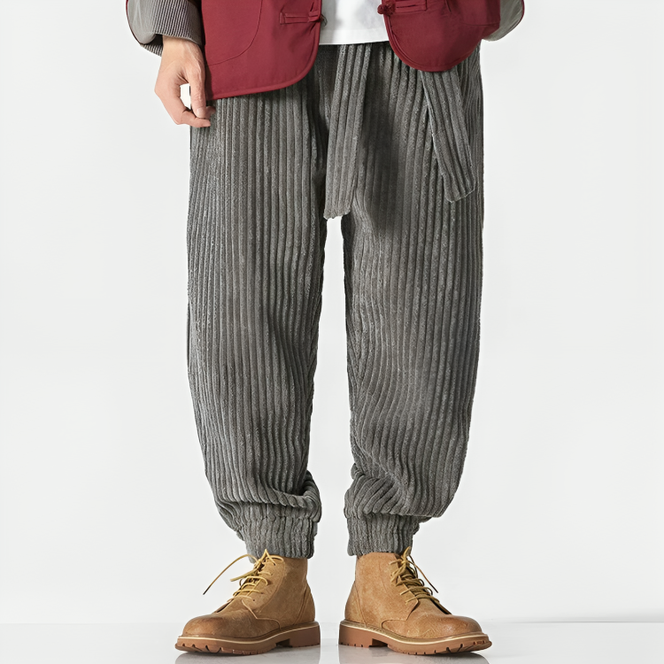 Heren Broek Corduroy Casual 100% Katoen Unieke Streetwear Stijl 2